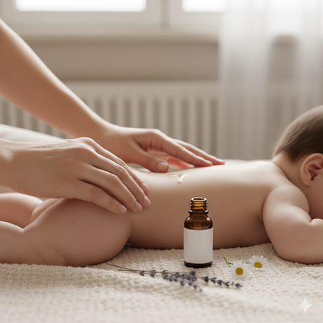  Doğal Bebek Masajı ve Aromatik Yağların Etkisi