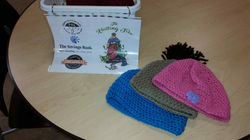 1st items donated library after crochet 