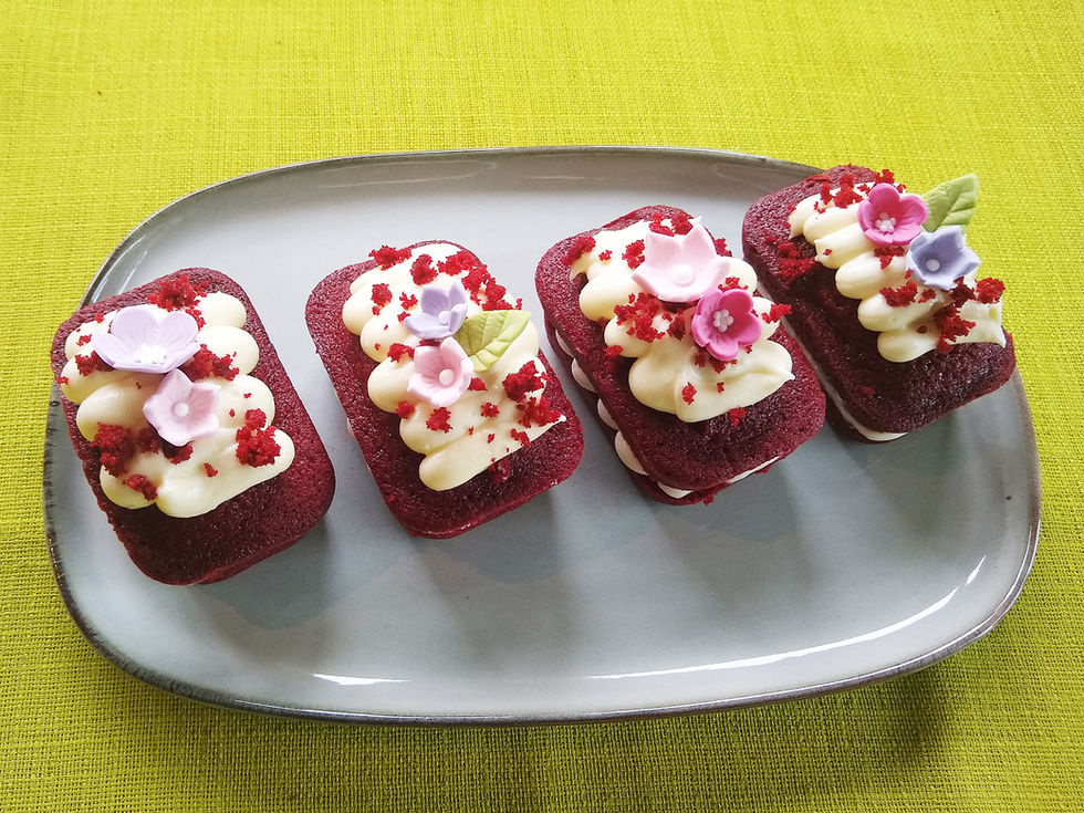 Red velvetcake met roomkaasglazuur