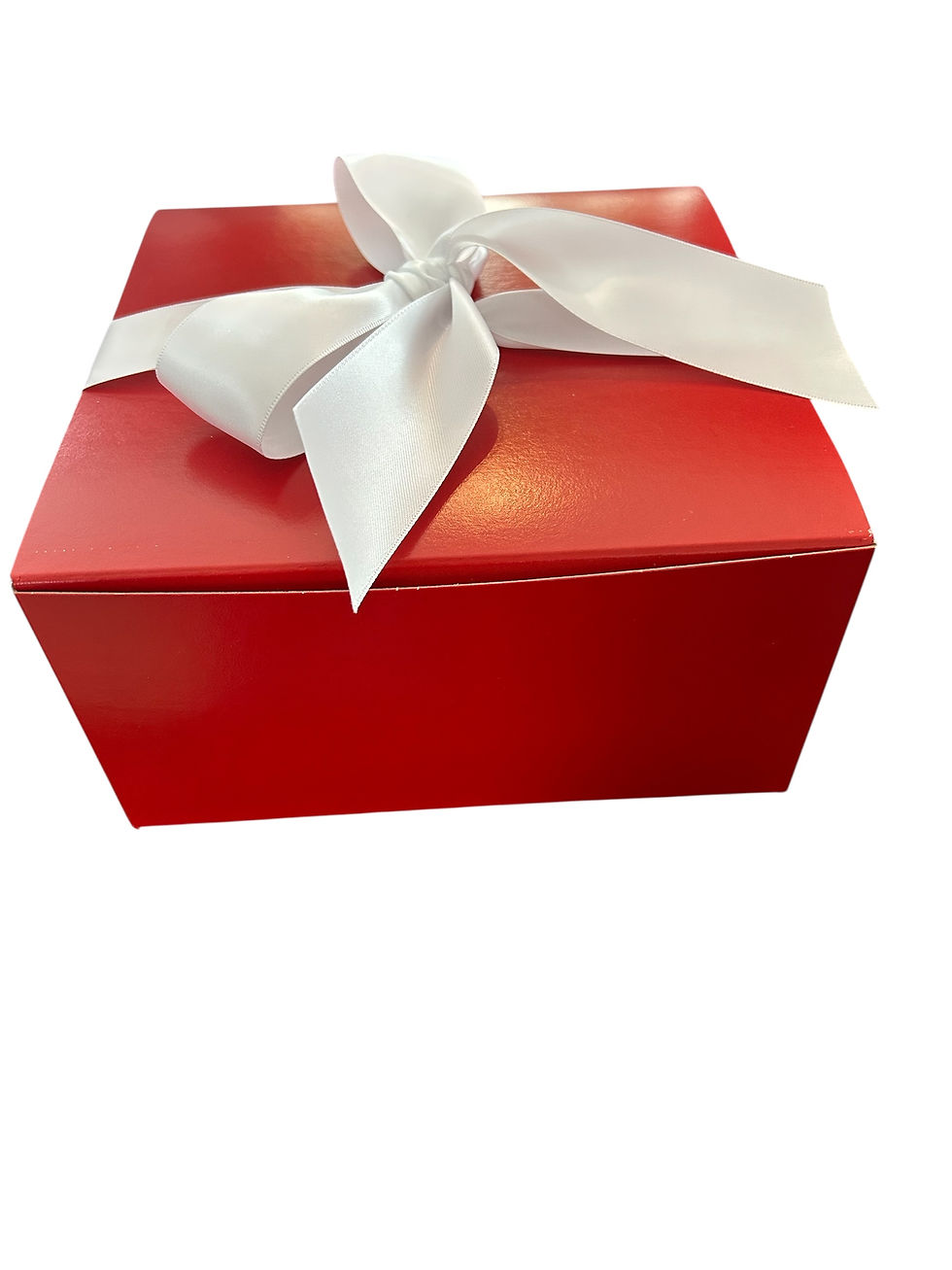 Thumbnail: beautiful keepsake red gift box with white bow