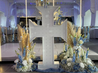 A Beautiful Blue Floral Christening at The Venue by White: The Perfect Wirral Christening Venue
