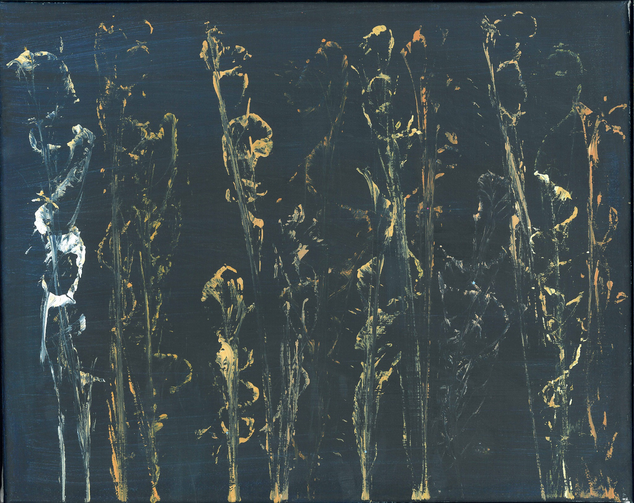 Black Dance, an abstract earth-toned painting by MamiNature