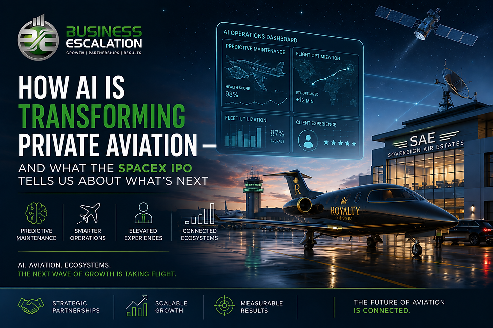 How AI is transforming private aviation