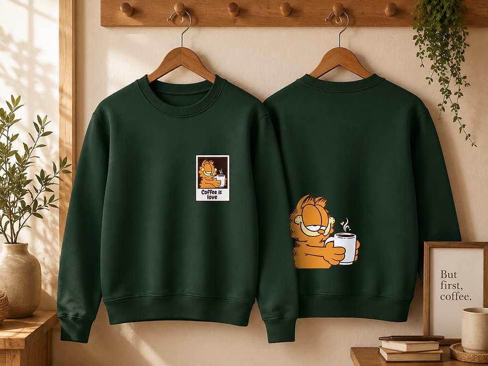 Miniatura: Buzo Garfield Coffe is Love