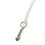 Thumbnail: WHITE SAPPHIRE BAR DANGLE IN STERLING SILVER