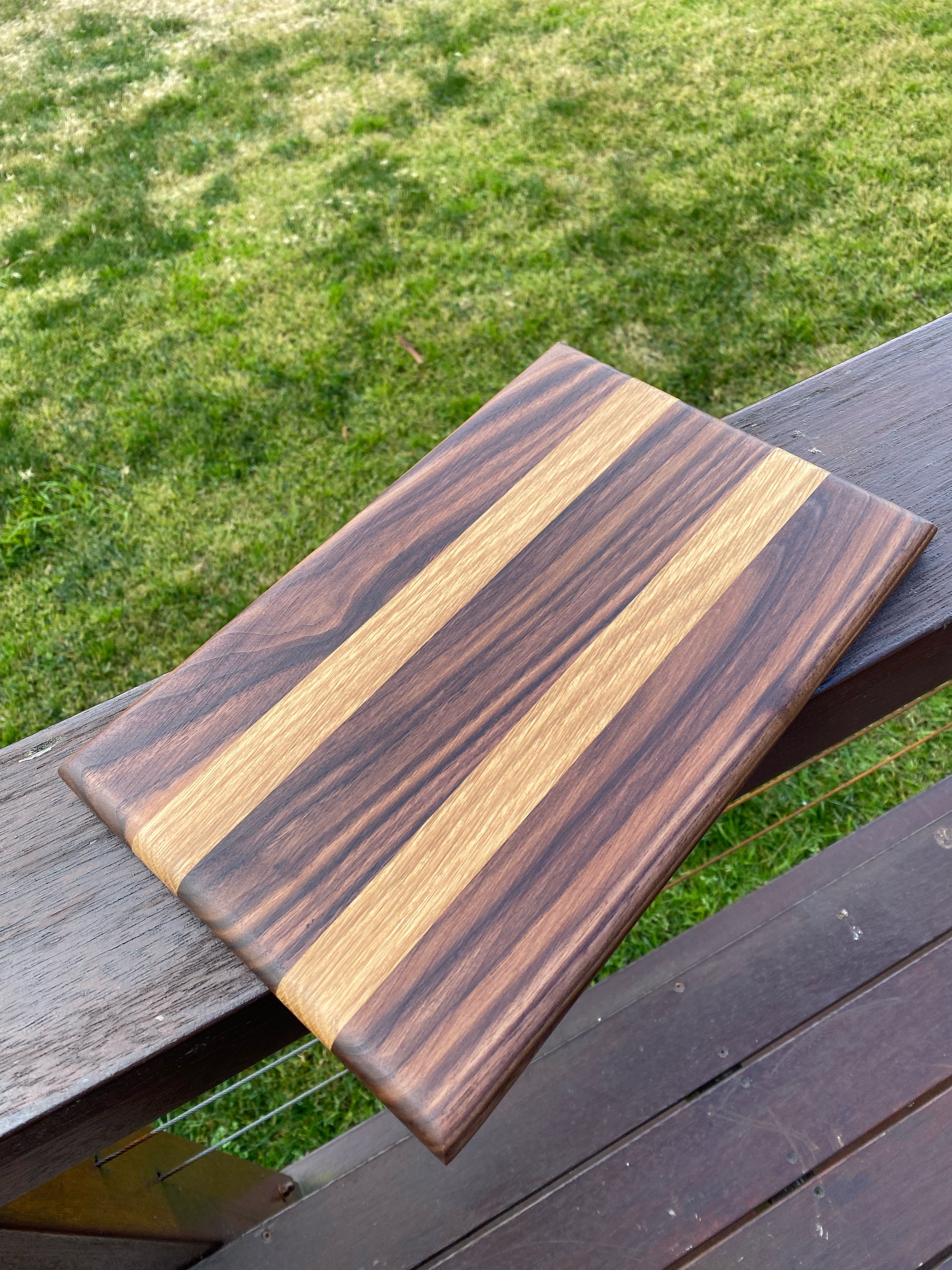 Handcrafted Striped Small Cutting & Serving Board