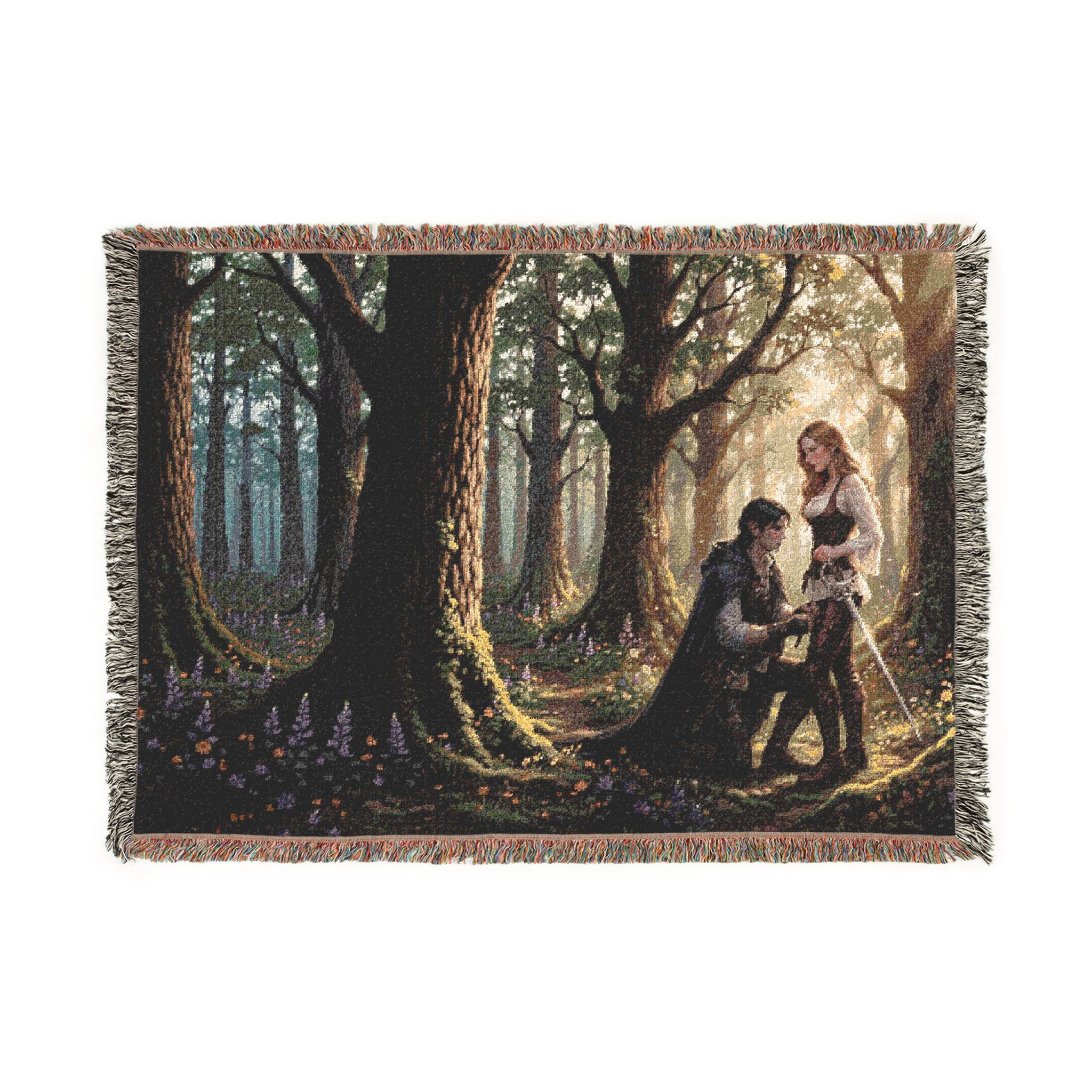 Tricksters Deception Woven Blanket