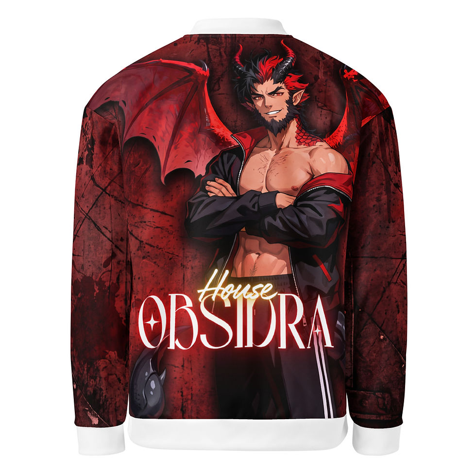 Thumbnail: Obsidra Unisex Bomber Jacket