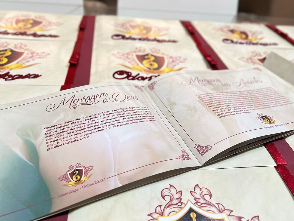 Miniatura: Convite de Formatura capa semi rígida