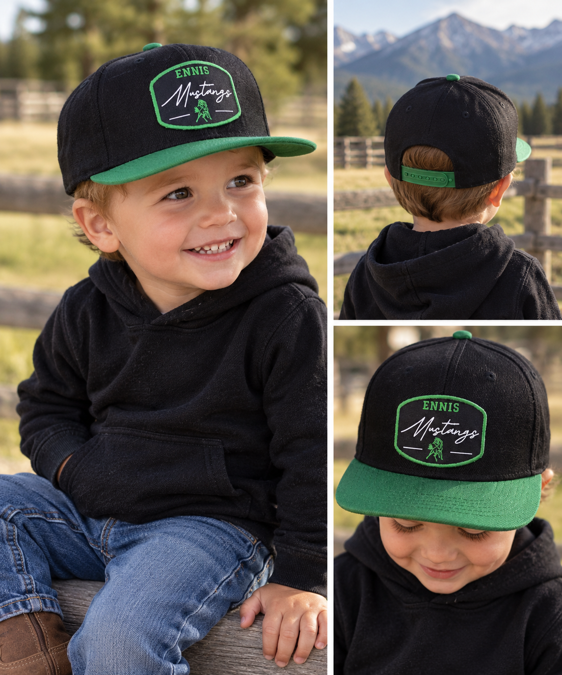 Snapback Ennis Mustangs toddler/youth