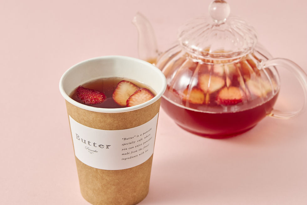 ストロベリーティー(HOT)¥680