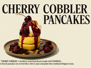 チェリーパイを思わせる「Cherry Cobbler Pancake」が登場！