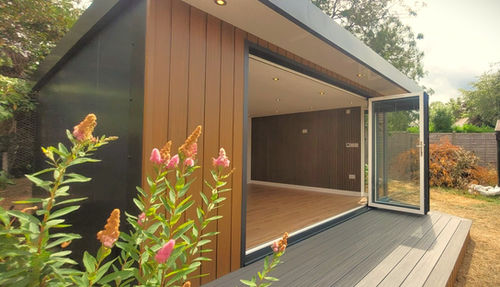 Luxury garden studio office cinema room chesterfield