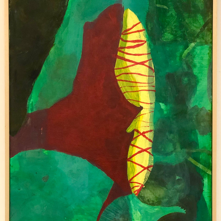 Opera d'arte evocativa sul concetto di metamorfosi e rinascita.