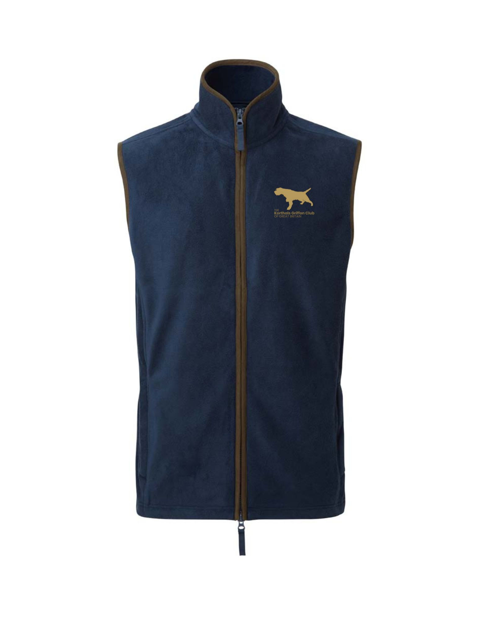 Mens Artisan Fleece Gilet - with Club Logo