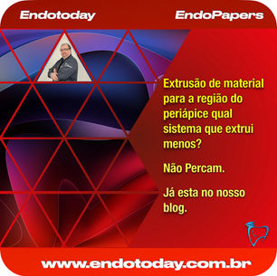Comparação da TruAnamoty em relação a extrusão de material para o periapice.