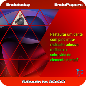 Restaurar um dente com pino intra-radicular adesivo melhora a sobrevida do elemento dental?