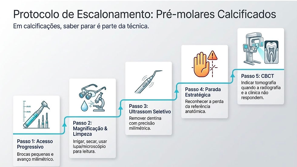 pré molares calcificados