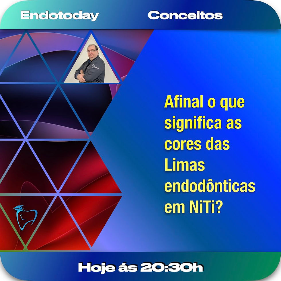 O significa afinal as cores nas limas endodônticas em NiTi ?