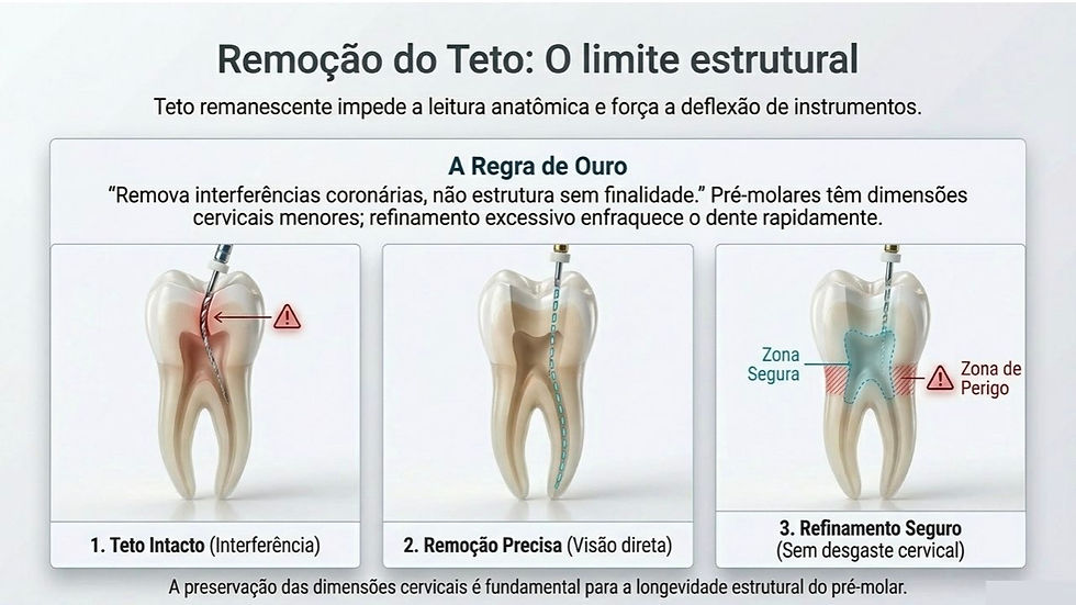 remoção do teto