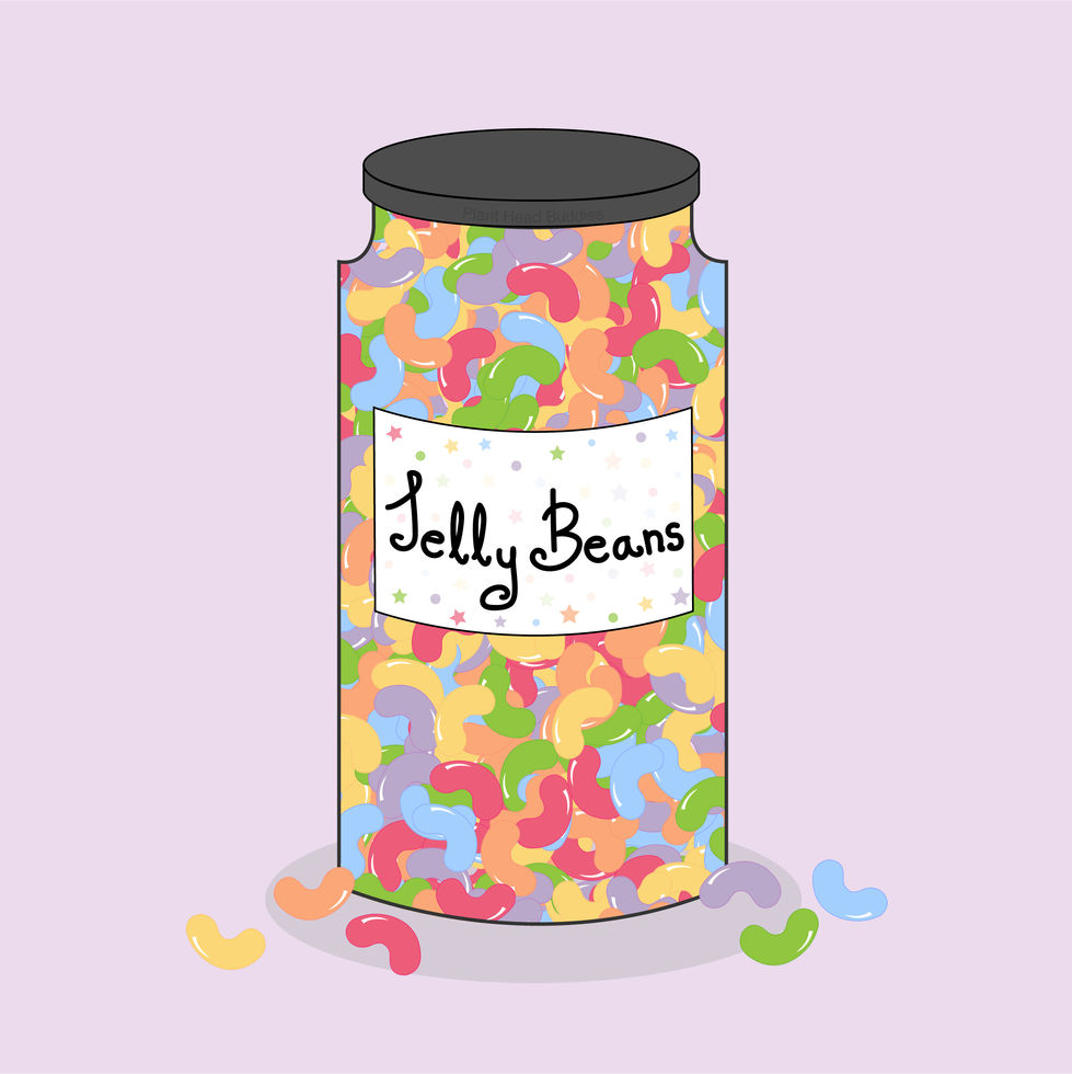 jelly beans full jar