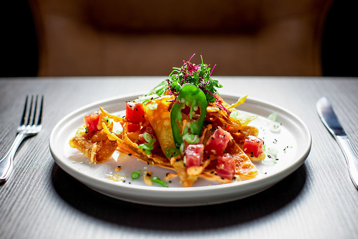 Lobby Riverside Poke Nachos