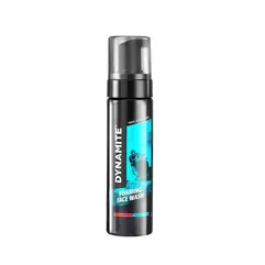 Amway Dynamite Foaming Face Wash in black spray bottle with a lid
