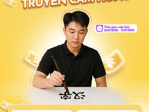 CHÍNH THỨC KHỞI ĐỘNG CUỘC THI VIẾT CHỮ HÁN: "TRẠM HÁN TỰ - TRUYỀN CẢM HỨNG"