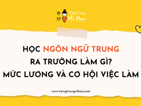Học Ngôn Ngữ Trung Ra Trường Làm Gì? Hé Lộ Mức Lương Và Cơ Hội Việc Làm Hấp Dẫn