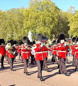Desfile da guarda Real em Londres