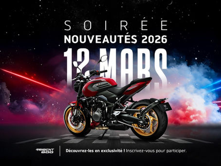 Les Nouveautés font leur Show chez Triumph à Rennes !