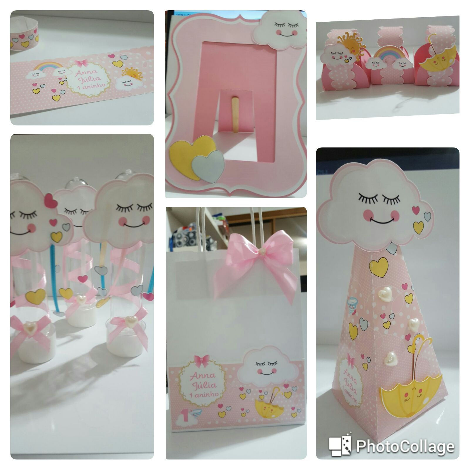 Rain of love - Pink - with invitation