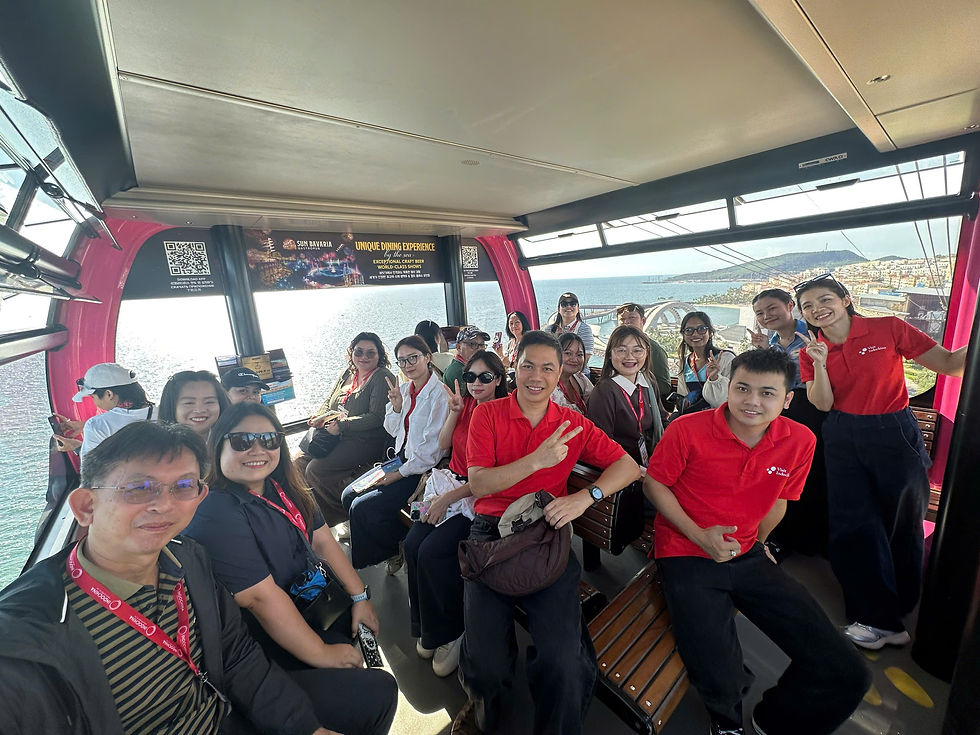 Thai delegation experiences Sun World Hon Thom cable car in Phu Quoc Island