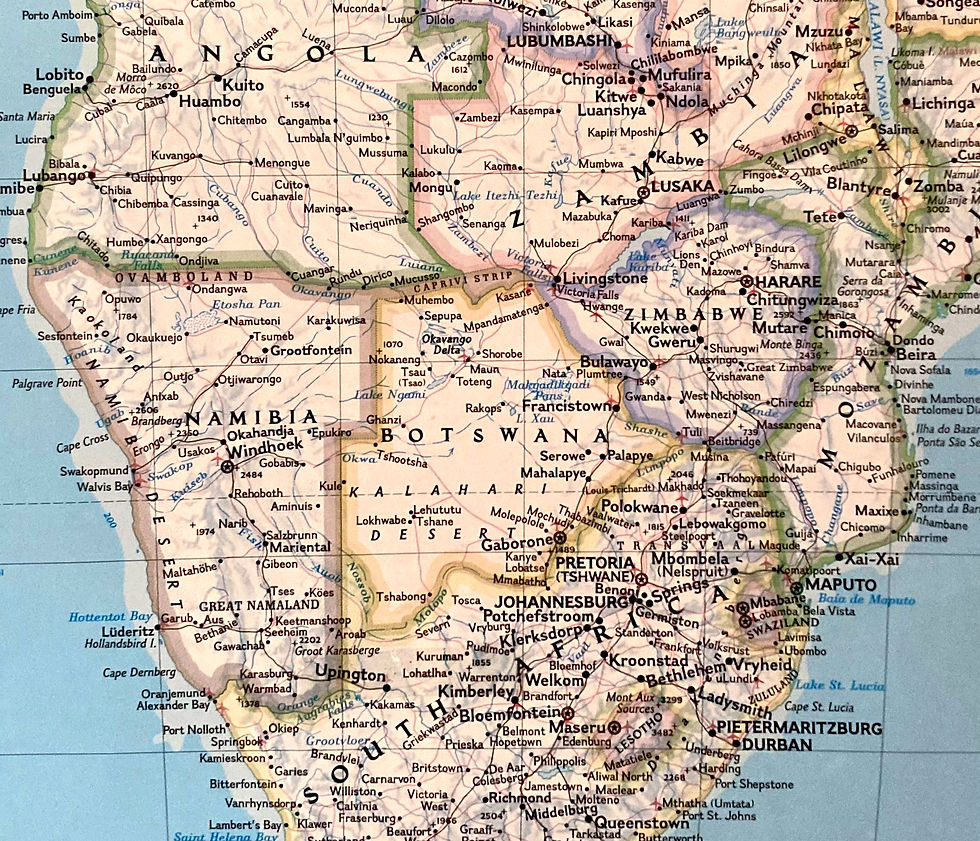 Botswana Swings From El Niño Drought to La Niña Floods.