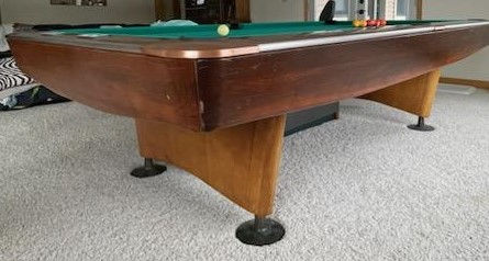 9' Brunwick Gold Crown III - #203 | Paramount Billiards