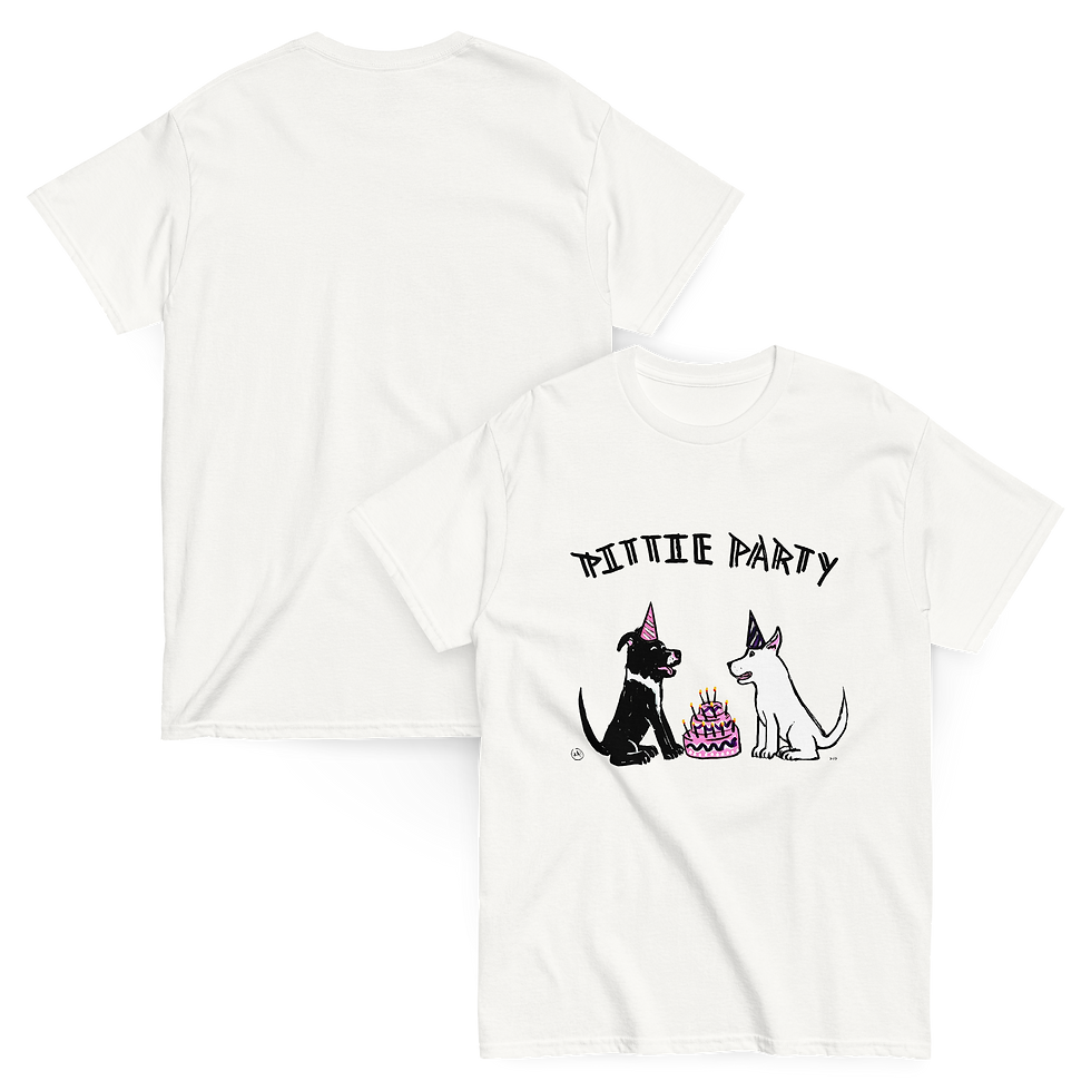 Thumbnail: Pittie Party Custom Artwork Tee