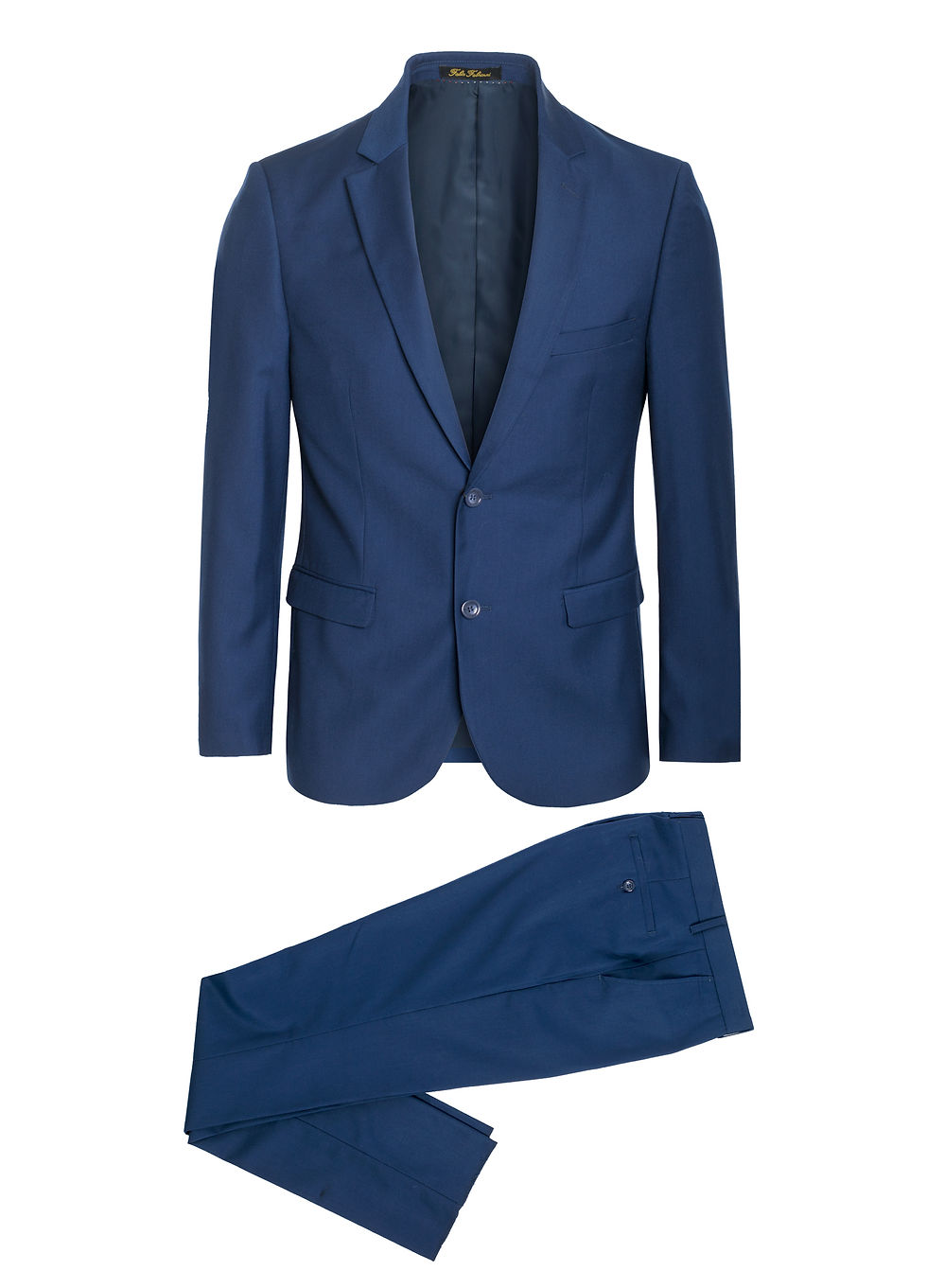 Extra Slim-Fit 3pcs slim-notch Lapel Deep- Blue SUIT