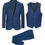 Thumbnail: Extra Slim-Fit 3pcs slim-notch Lapel Deep- Blue SUIT