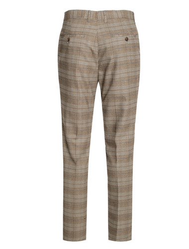 slim fit dress slacks Stylish Men's Plaid Slim Fit Pants for Every Occasion