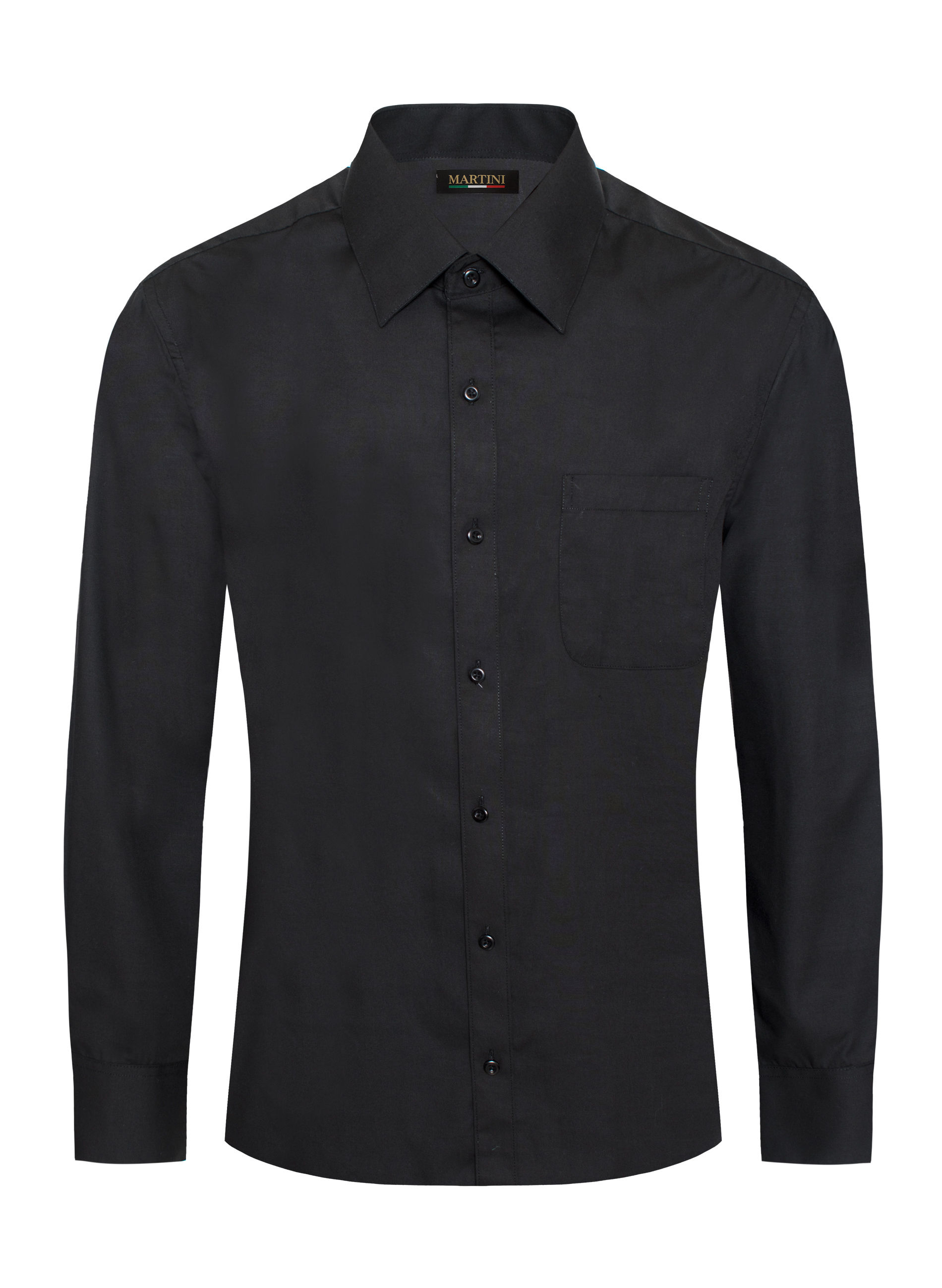 Regular Fit Dress Shirt Black