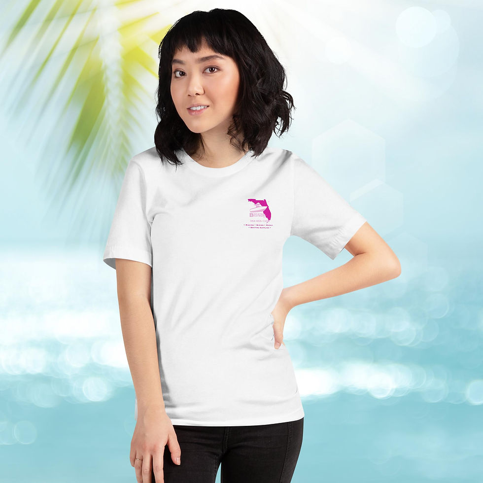 Thumbnail: Cotton Lightweight Fabric Unisex Pink Logo Bella & Canvas T-Shirt