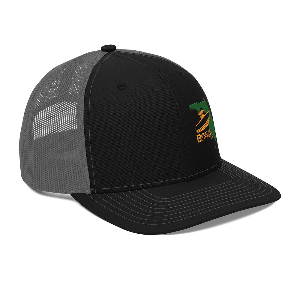Thumbnail: Orange and Green Logo Richardsons Brand Trucker Cap