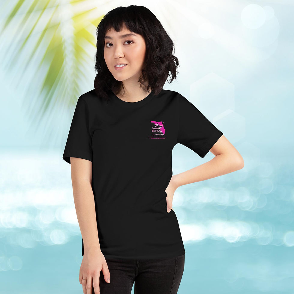 Thumbnail: Cotton Lightweight Fabric Unisex Pink Logo Bella & Canvas T-Shirt