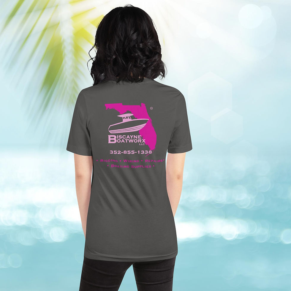 Thumbnail: Cotton Lightweight Fabric Unisex Pink Logo Bella & Canvas T-Shirt