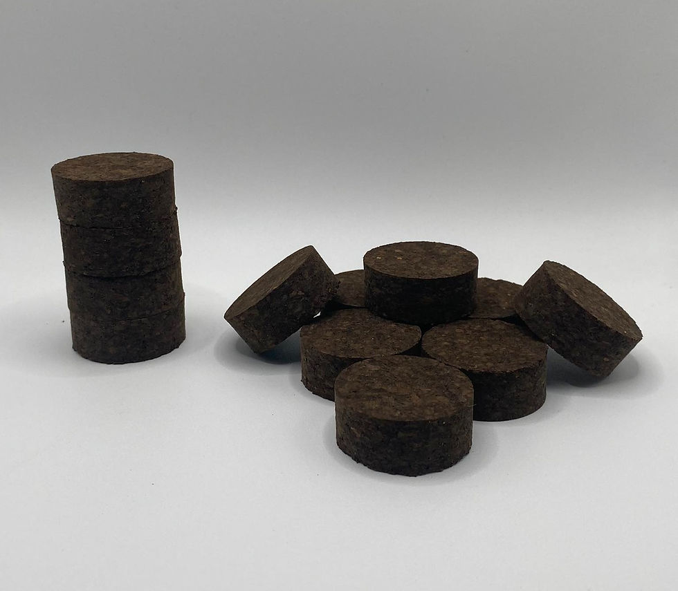 Miniatura: Anillos de corcho Burl quemado