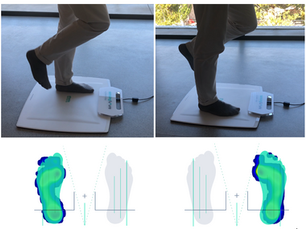 One leg test balance! Very challenging!
