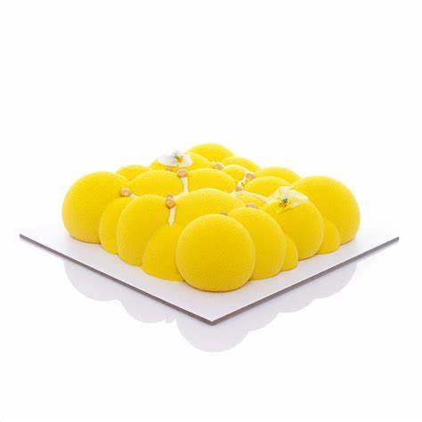 Thumbnail: 6'' Square Silver/Gold 3mm Cake Board