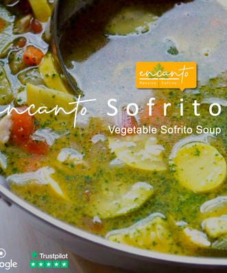 Vegetable Sofrito Soup made exclusively with encanto Sofrito™️