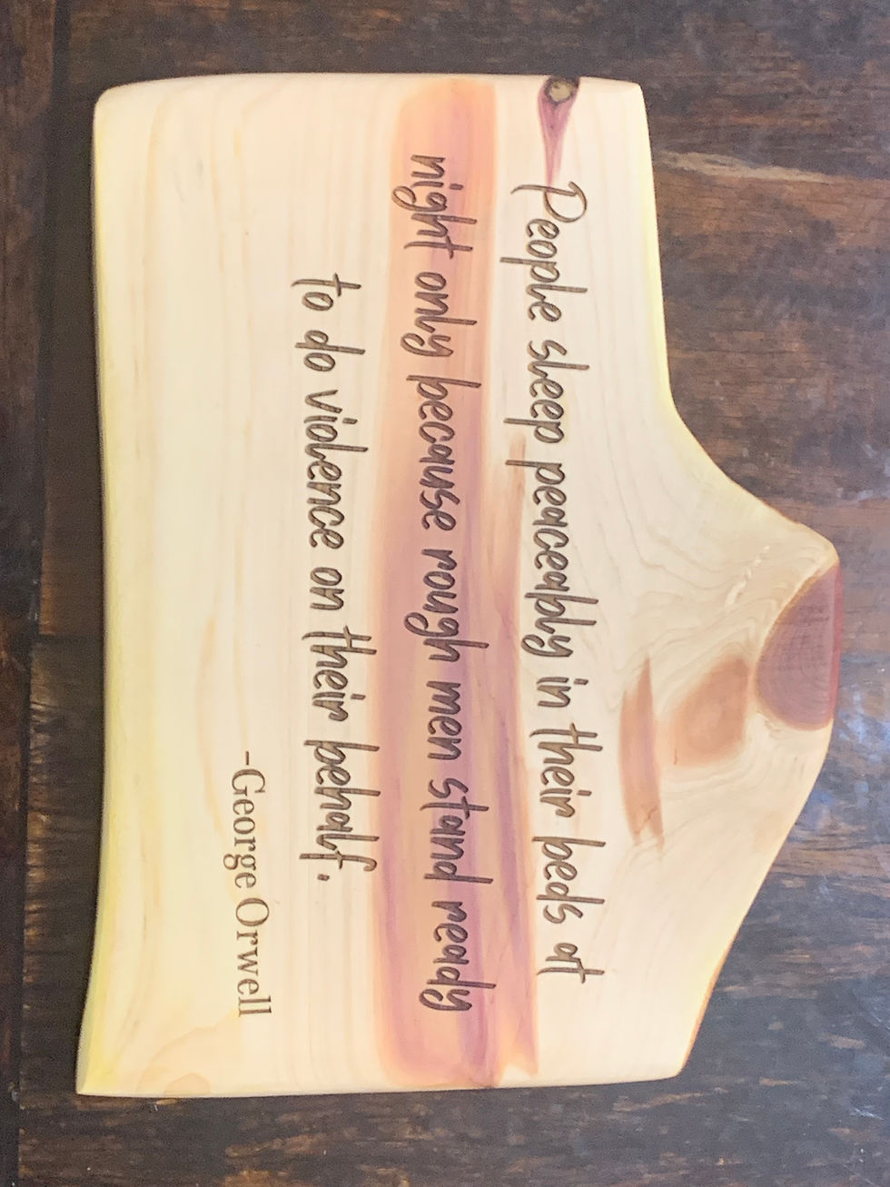 Thumbnail: Live Edge "Texas Cedar" Signs