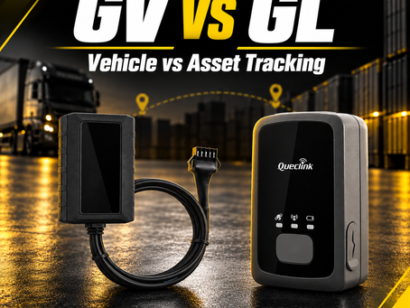 Queclink GV vs GL vehicle and asset tracker comparison cover